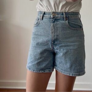 Zara Light Blue Jean Shorts